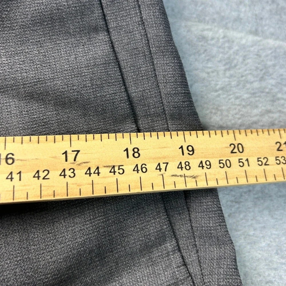 Banana Republic Dress Pants Mens 32x36 Gray Wool Slim Fit Nano-Tex Trousers